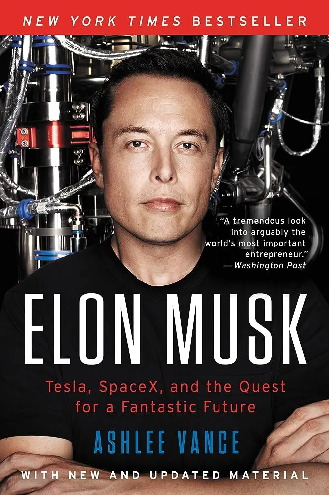 Ashlee Vance 所著《Elon Musk》传记封面