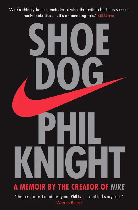 书籍封面： Shoe Dog